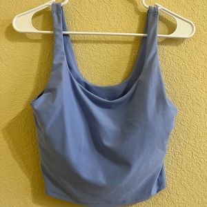 cute light blue padded active tank from old navy!